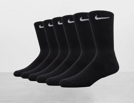*6PK CUSH CREW BLK
