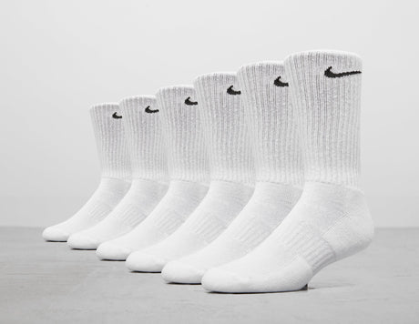 *6PK CUSH CREW WHITE