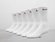 *6PK CUSH CREW WHITE