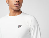 !LTWT LS TEE LUNAR WHT
