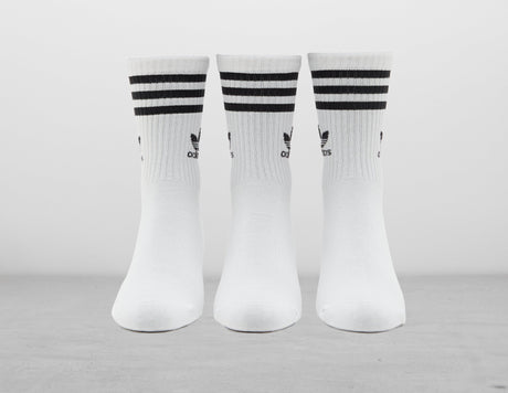 3PK CREW SOCK WHT