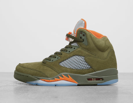 AJ 5 OLV/GRN/ORG