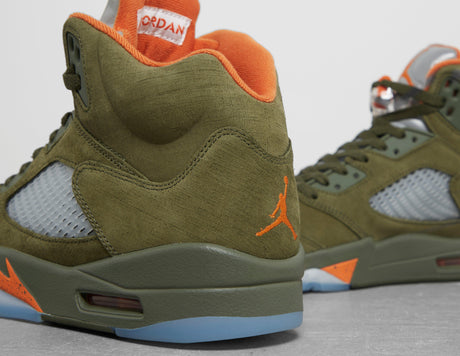 AJ 5 OLV/GRN/ORG