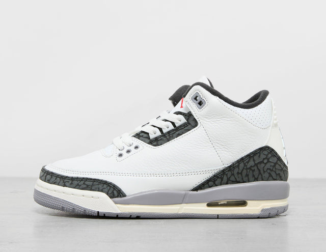 AJ 3 WHT/RED/BLK