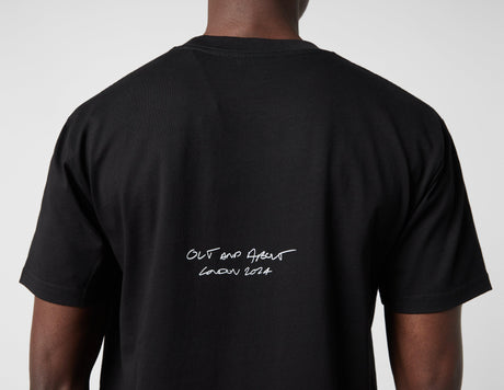 !BAR GIRL TEE BLK