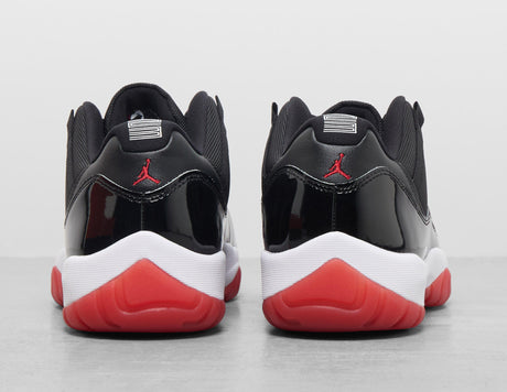 AJ 11 LOW BLK/RED/WHT