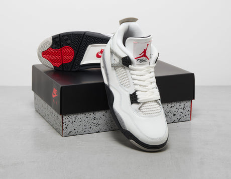 AJ4 RETRO OG WHT/RED/GRY
