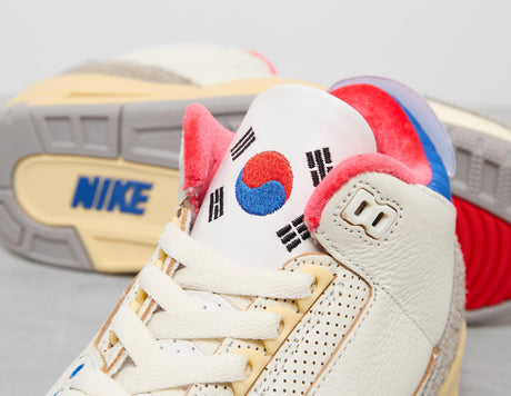 #AJ 3 SEOUL WHT/BLU